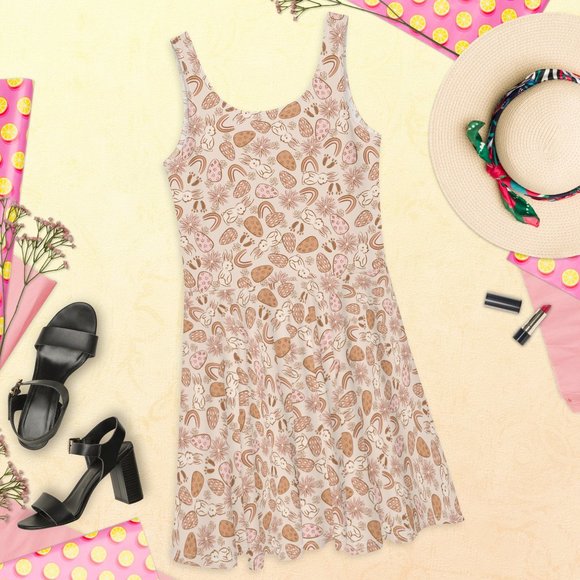 Boho Bunny Egg Easter Dress - Picture 8 of 16